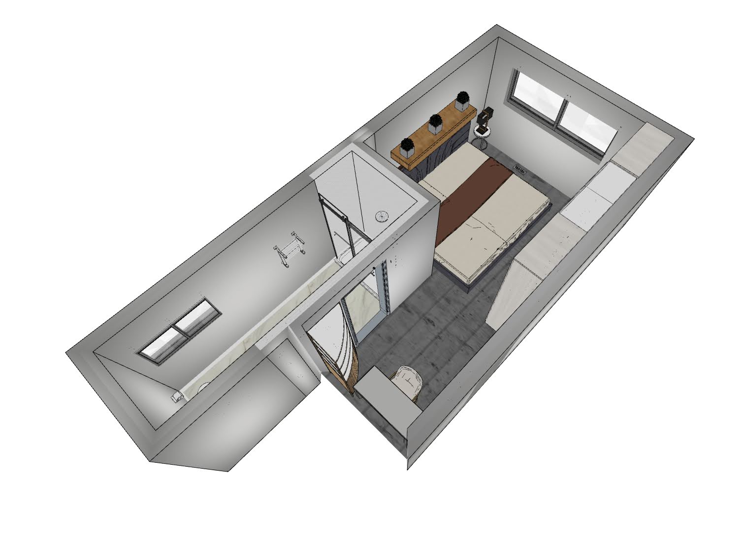 Courtice Primary Bedroom and Ensuite Bathroom Design