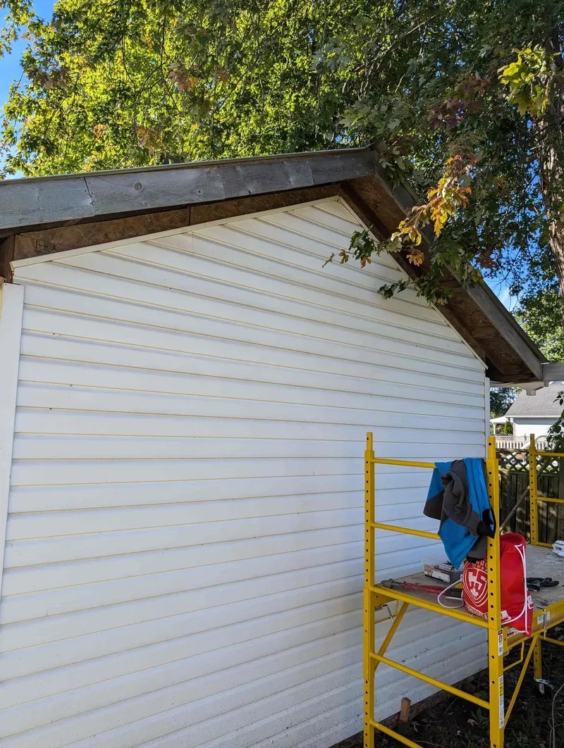 New soffits and fascia installed