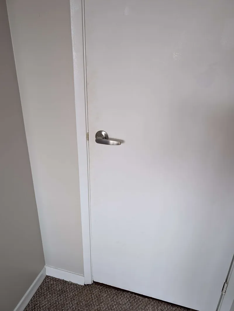 Interior door hardware replaced - after